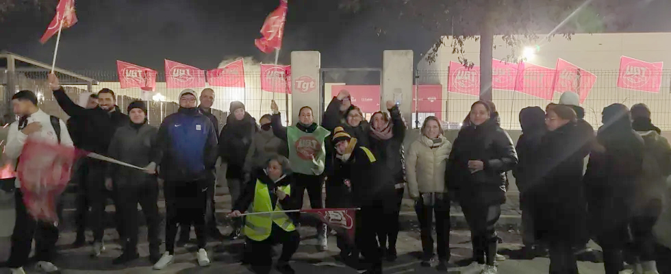 Más del 80% de la plantilla de la empresa TGT secunda el primer día de huelga